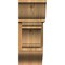 Ekena Millwork Olympic Traditional Rough Sawn Bracket w/ Offset Brace, Western Red Cedar, 8"W x 20"D x 20"H BKT0806X20X20OLY01RWR - alternate 4